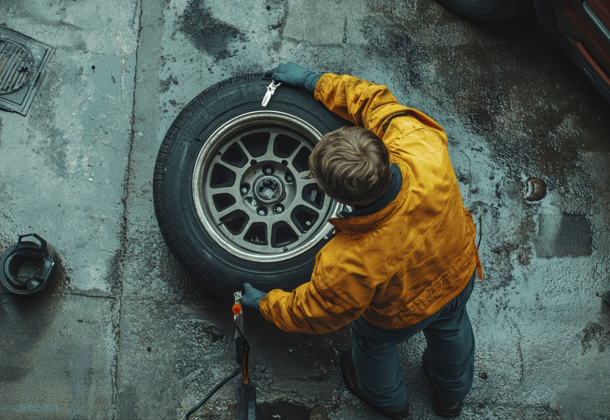 اورژانس لاستیک در تبریز | پنچرگیری سیار و تعویض لاستیک در محل – معین تایر